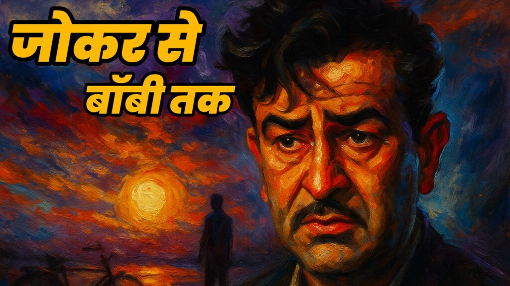 राज कपूर का उदास सिनेमैटिक आर्टवर्क