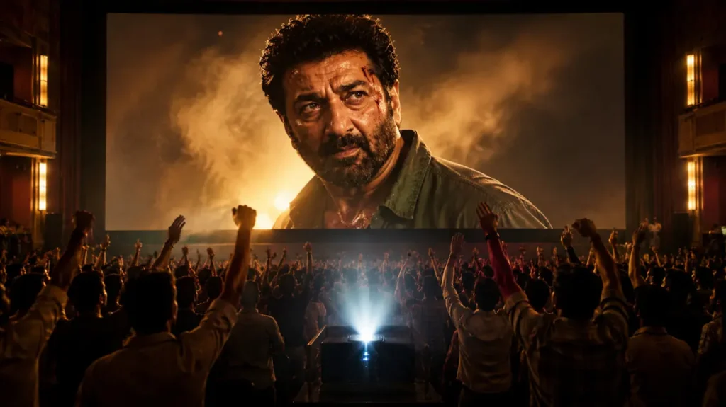 बड़े पर्दे पर दिखते मास हीरो के लिए जोश में डूबी audience