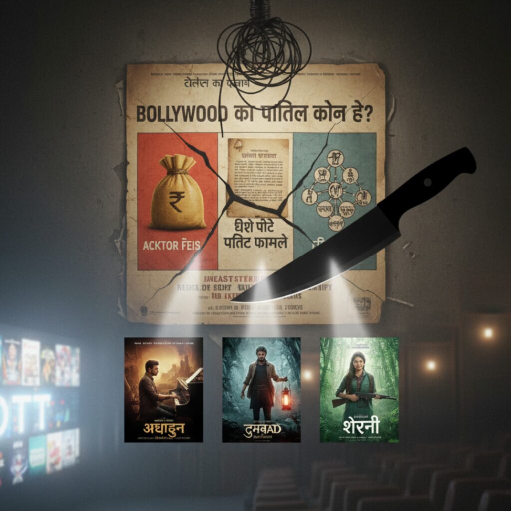 बॉलीवुड का क़ातिल कौन है: फीस, नेपोटिज्म, फॉर्मूला फिल्में, ओटीटी, अंधाधुन, तुम्बाड, शेरनी