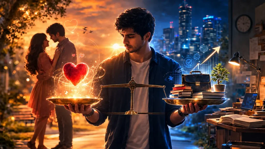 मोहब्बत और जिम्मेदारी के बीच कायम संतुलन का मंजर