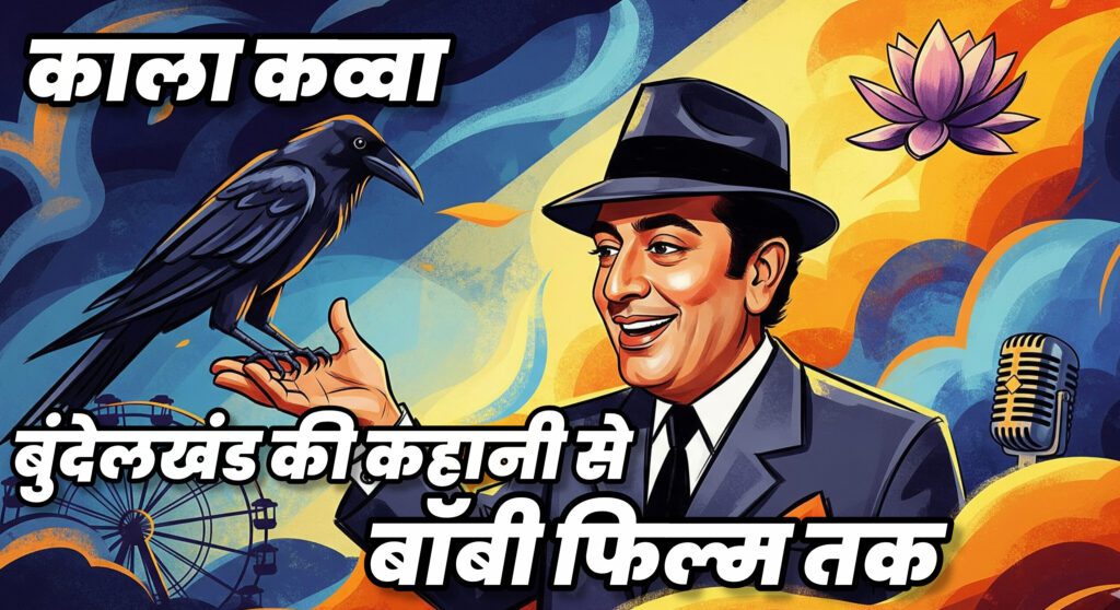 राज कपूर और काला कव्वा, एब्स्ट्रैक्ट आर्ट