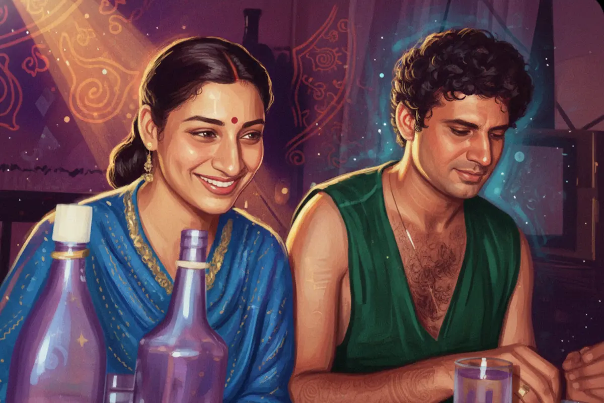 बोमन ईरानी और उनकी पत्नी की पुरानी तस्वीर