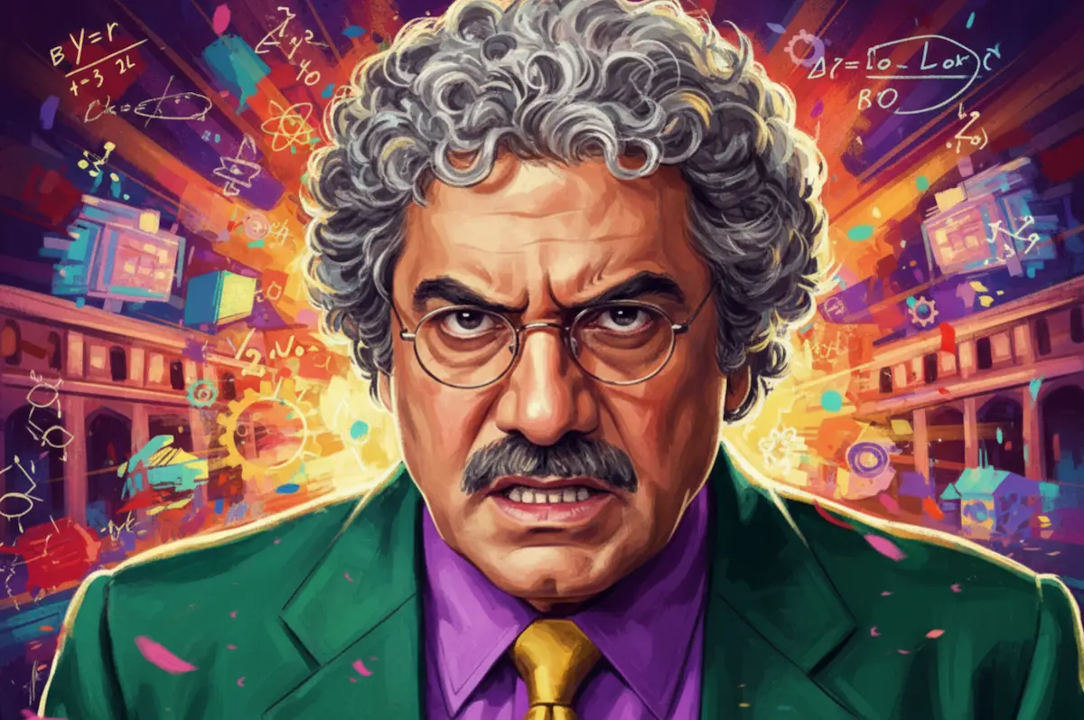 3 इडियट्स में बोमन ईरानी का सिनेमैटिक आर्टवर्क