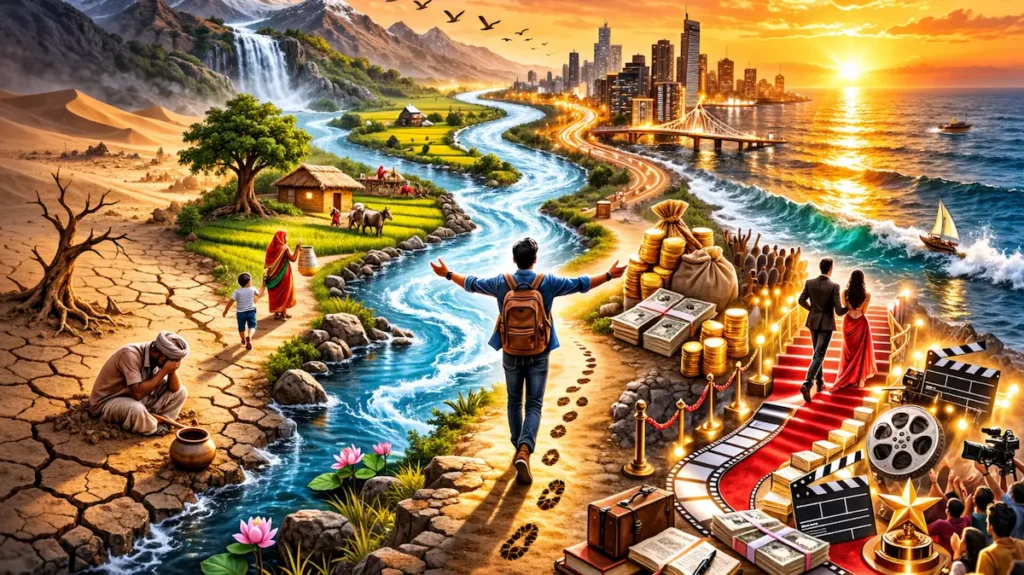 नदी के सफ़र से कामयाबी और शोहरत तक पहुँचने का दिलचस्प मंज़र