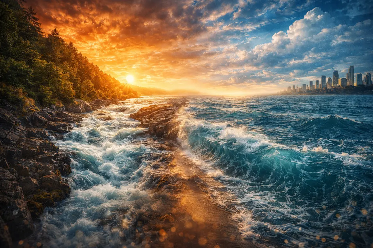 नदी और समंदर का रूपक जीवन का सच