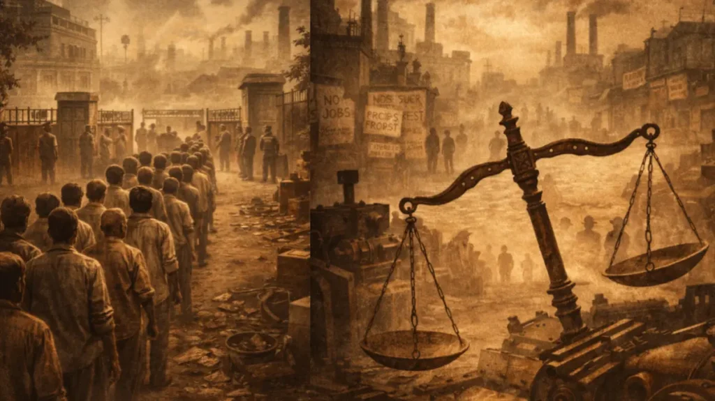 1970 के दशक में सामाजिक असंतोष और व्यवस्था की विफलता