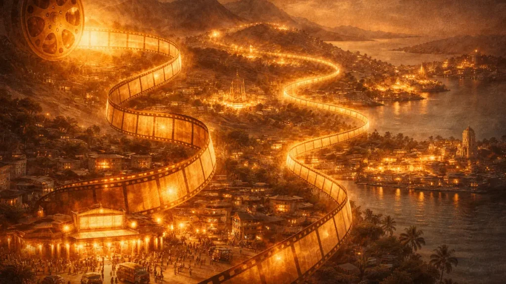 अस्सी के दौर के रीमेक्स से जुड़ी भारतीय सिनेमा की दूरगामी असर की प्रतीकात्मक तस्वीर