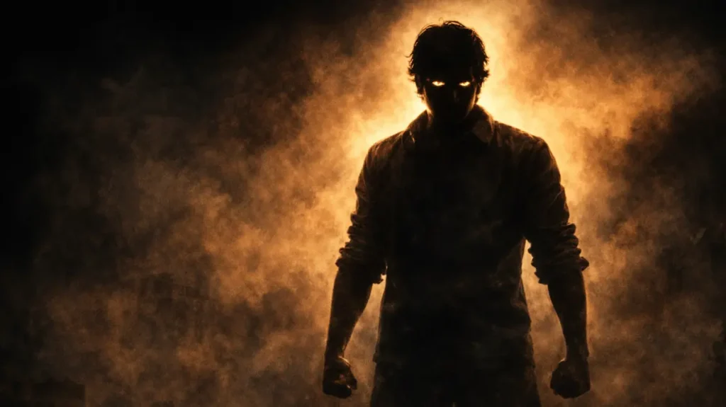 ग़ुस्सैल नायक के जन्म का प्रतीकात्मक चित्रण