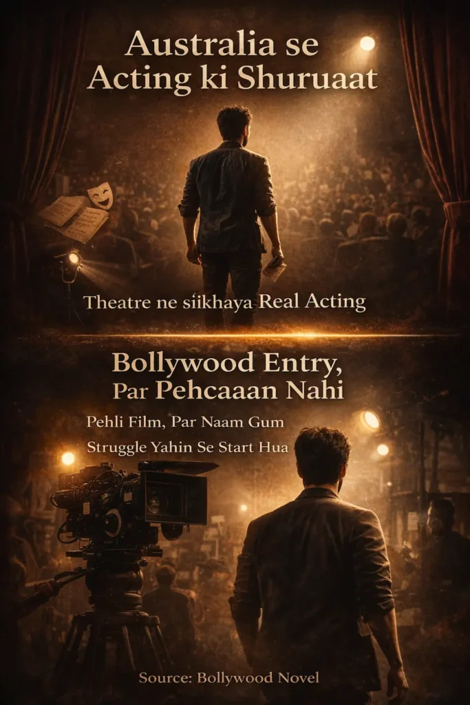 स्टेज से कैमरे तक एक शख़्स की जद्दोजहद भरी शुरुआत की झलक