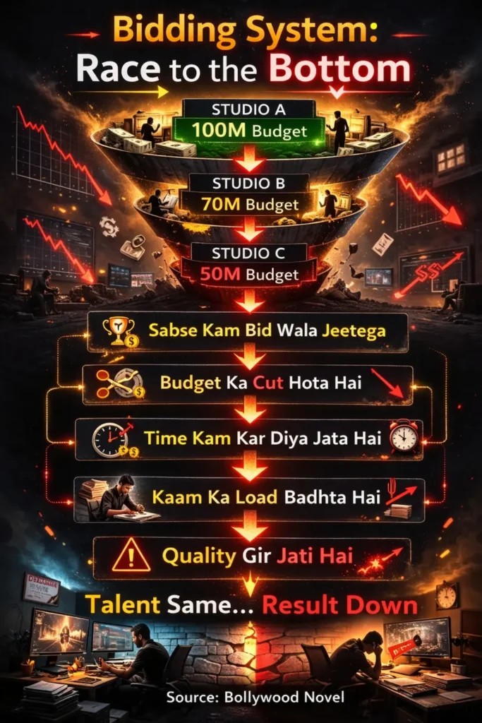 वीएफएक्स बोली सिस्टम में घटते बजट और बढ़ते दबाव का मंज़र