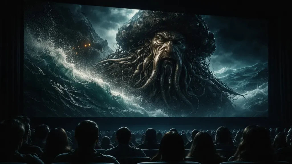 सिनेमा हॉल में समंदर और वीएफएक्स किरदार का हैरतअंगेज़ मंज़र