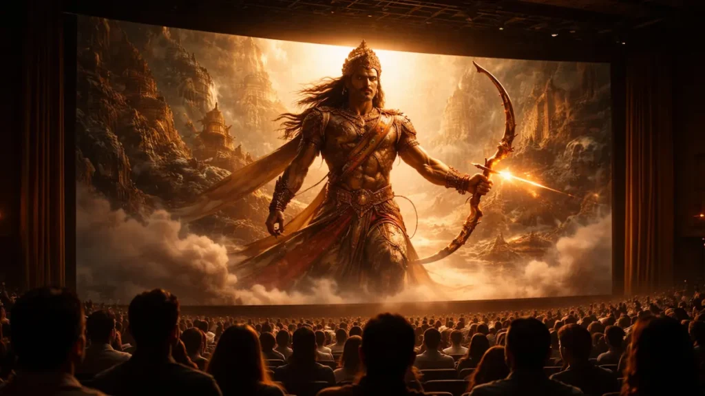 परदे से बाहर आता भारतीय मिथकीय किरदार और हैरत में डूबी भीड़