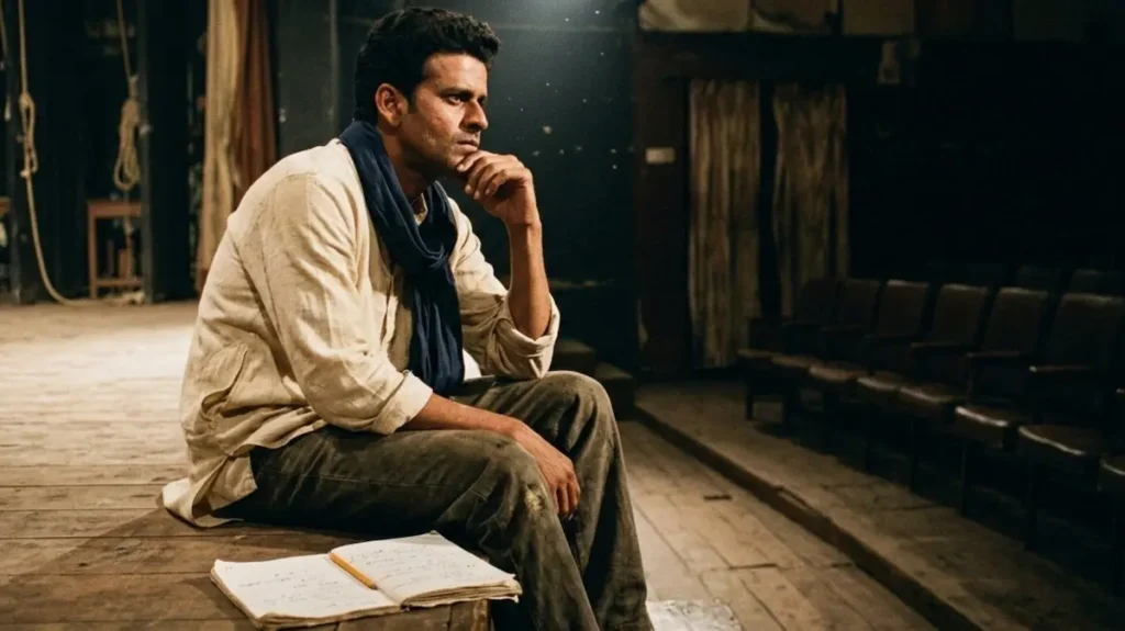 खाली थिएटर में बैठा एक जद्दोजहद करता कलाकार अपने सपनों के बारे में सोचता हुआ