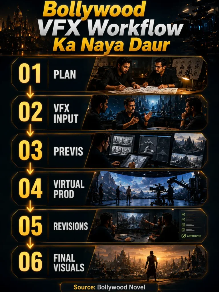 बॉलीवुड VFX workflow के अहम मरहलों की झलक